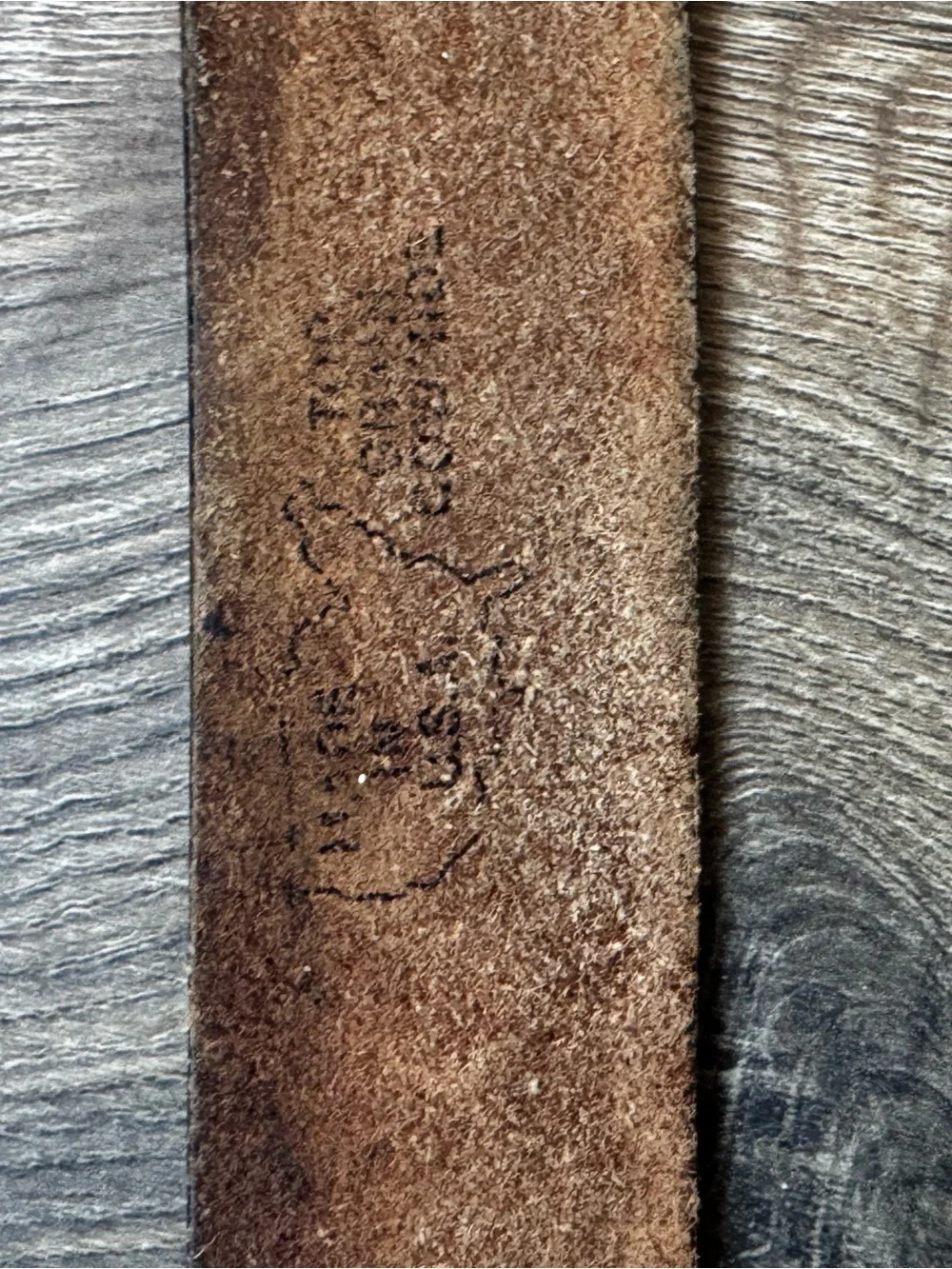 N/A black embossed